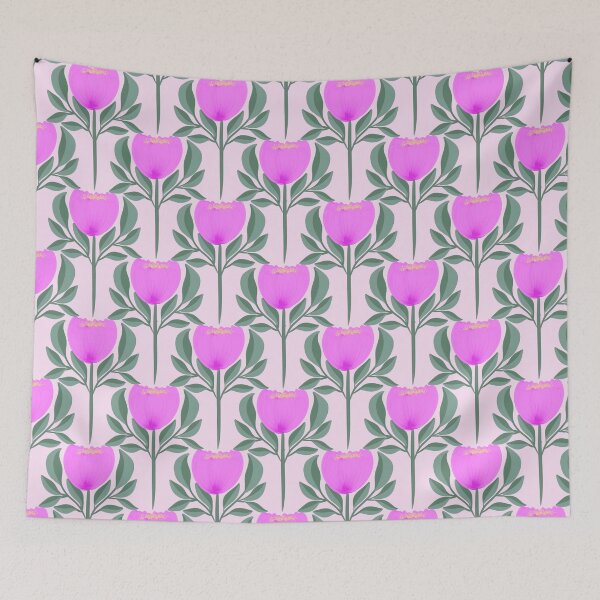 Item preview, Pink Tulip Seamless Design designed and sold by Cato Designs.