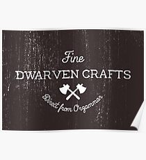 Fine Dwarven Crafts, Direct from Orzammar Poster