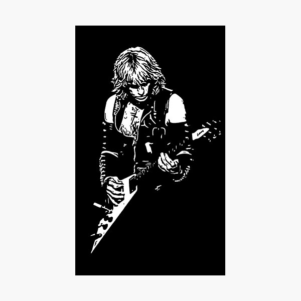 Item preview, K K Downing Heavy Metal Guitarist  designed and sold by StencilMenace.