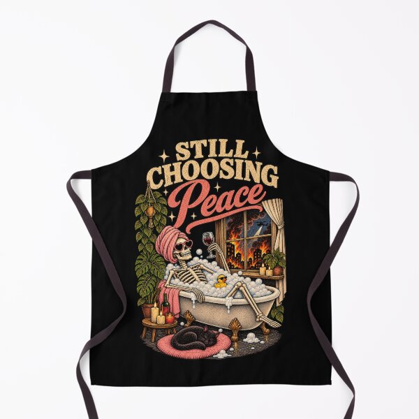 Item preview, Still Choosing Peace Vintage Skeleton Bath designed and sold by wearlytee.