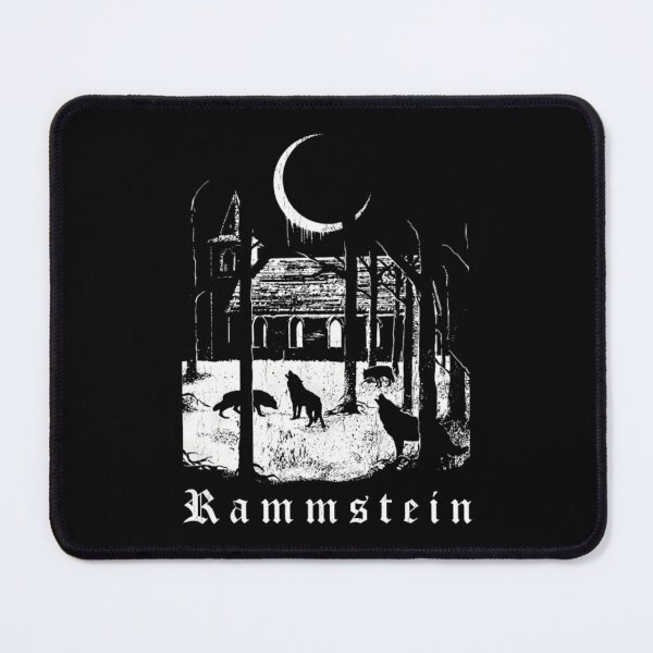Item preview, Gothic Wolves And Church Moonlight Forest Scene designed and sold by ssblondess.