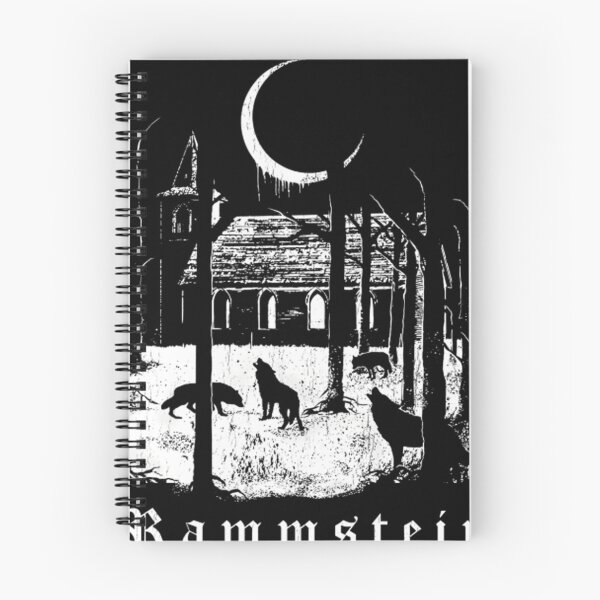 Item preview, Gothic Wolves And Church Moonlight Forest Scene designed and sold by ssblondess.