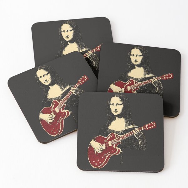 Item preview, Mona Lisa Playing Guitar  designed and sold by Emeearts.