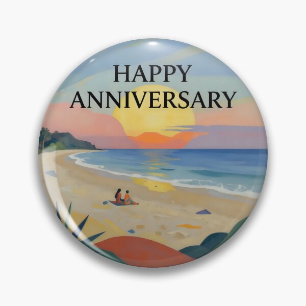 Item preview, Happy Anniversary – Tropical Beach Romance designed and sold by Nomad-Maynard.