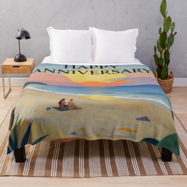 Item preview, Happy Anniversary – Tropical Beach Romance designed and sold by Nomad-Maynard.