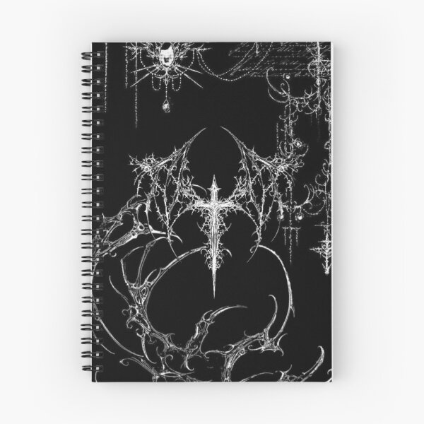 Item preview, Cyber Sigilism Winged Cross Mall Goth - Dark Aesthetic Chandelier Graphic designed and sold by BrontesWhimsyStore.