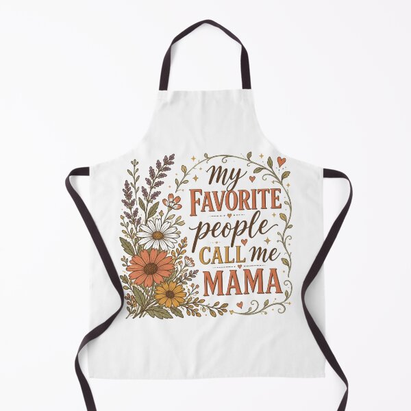 Item preview, My Favorite People Call Me Mama" Vintage Floral Graphic Design designed and sold by Style2Vie.
