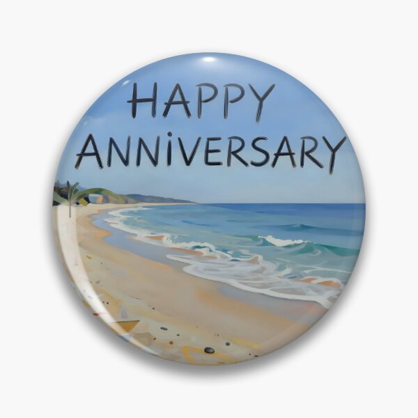 Item preview, Happy Anniversary – Tropical Beach Romance designed and sold by Nomad-Maynard.