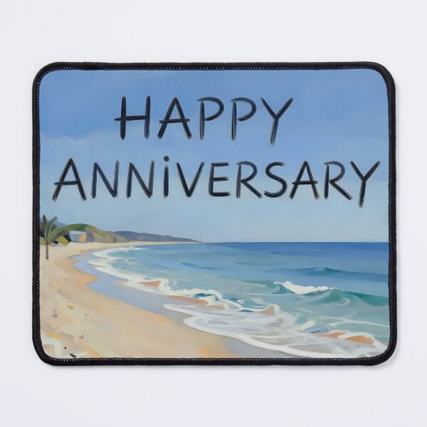 Item preview, Happy Anniversary – Tropical Beach Romance designed and sold by Nomad-Maynard.