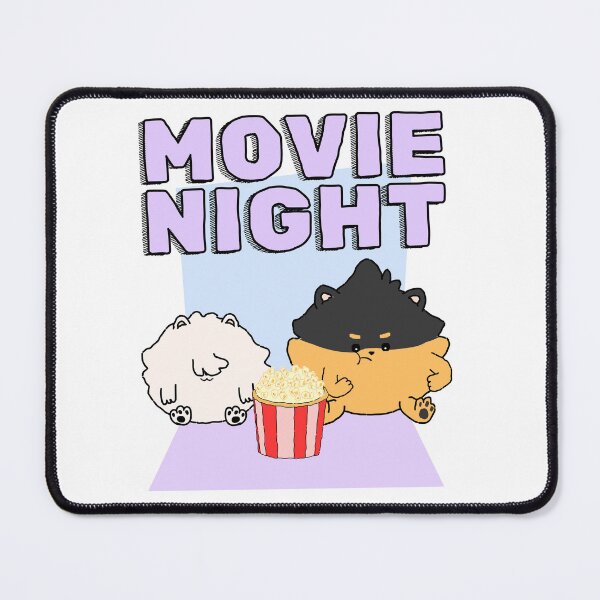 Item preview, Pomeranian Movie Night | Purple designed and sold by Pompompom-store.