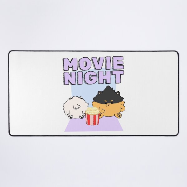Item preview, Pomeranian Movie Night | Purple designed and sold by Pompompom-store.