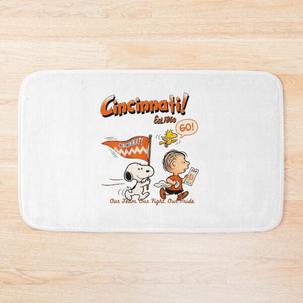 Item preview, Cincinnati! Snoopy & Charlie Brown Go Team  designed and sold by BoldScriptRiot.