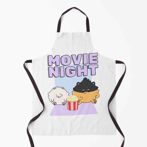 Item preview, Pomeranian Movie Night | Purple designed and sold by Pompompom-store.