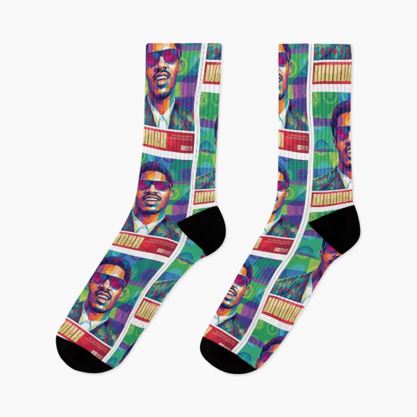 Item preview, Arte pop colorido de Stevie Wonder designed and sold by SiksisArt.