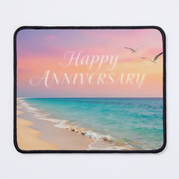Item preview, Happy Anniversary – Tropical Beach Romance designed and sold by Nomad-Maynard.