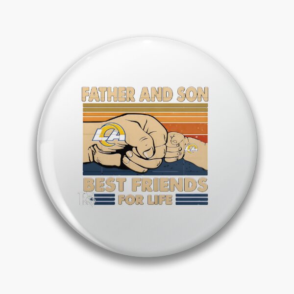Item preview, Padre e hijo, mejores amigos para siempre, Rams designed and sold by BoldScriptRiot.