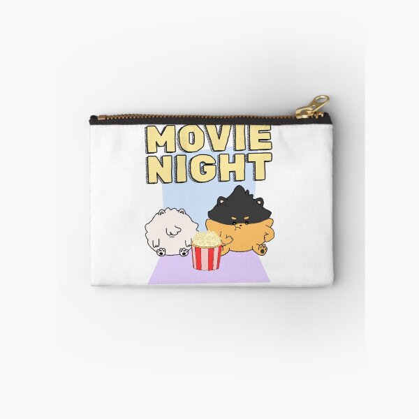Item preview, Pomeranian Movie Night | Yellow designed and sold by Pompompom-store.
