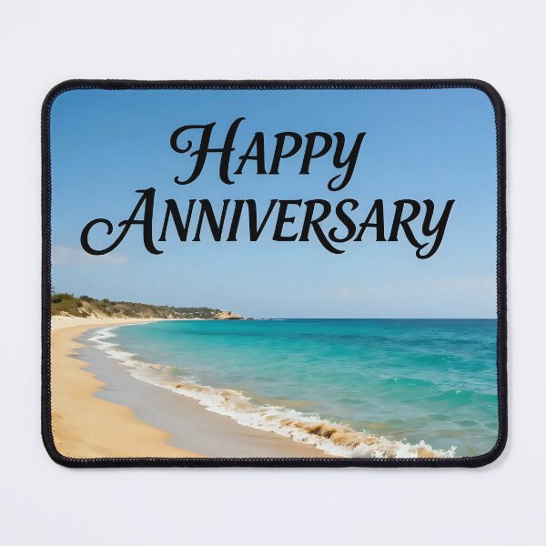 Item preview, Happy Anniversary – Tropical Beach Romance designed and sold by Nomad-Maynard.