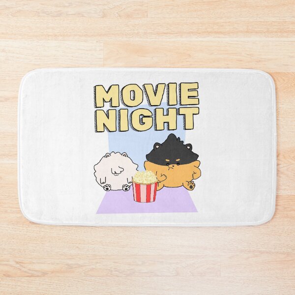 Item preview, Pomeranian Movie Night | Yellow designed and sold by Pompompom-store.