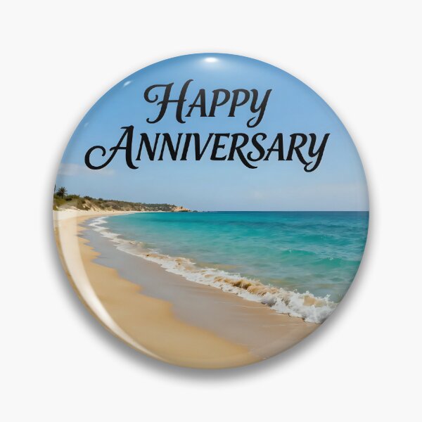 Item preview, Happy Anniversary – Tropical Beach Romance designed and sold by Nomad-Maynard.