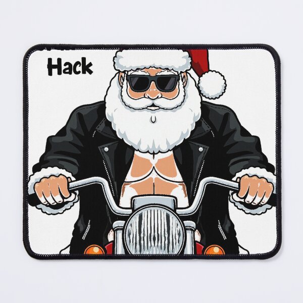 Item preview, Cool Santa Riding Motorcycle Biker Christmas designed and sold by lht6474.