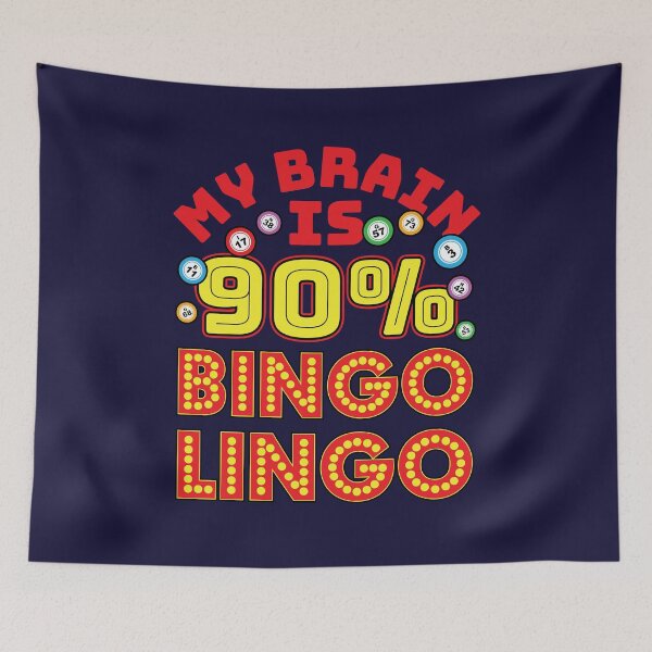 Item preview, Bingo Caller Quote My Brain Is 90 Percent Bingo Lingo designed and sold by jaygo.