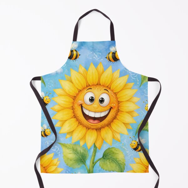 Item preview, Cute Sunflower Bee Garden designed and sold by naragon4289.