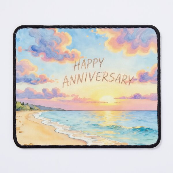 Item preview, Happy Anniversary – Tropical Beach Romance designed and sold by Nomad-Maynard.