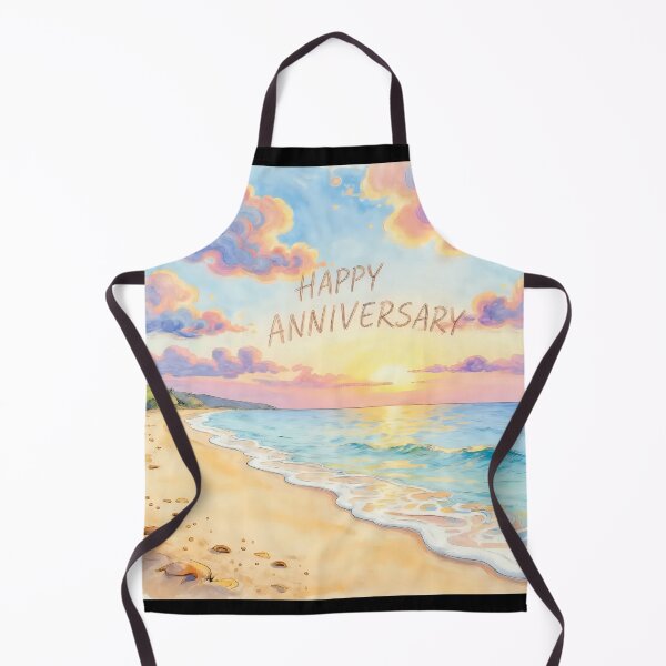 Item preview, Happy Anniversary – Tropical Beach Romance designed and sold by Nomad-Maynard.