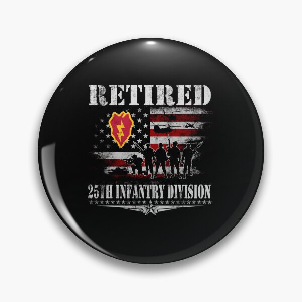Item preview, Retired 25th Infantry Division Veteran Patriotic Military Graphic designed and sold by Osstaramilua.