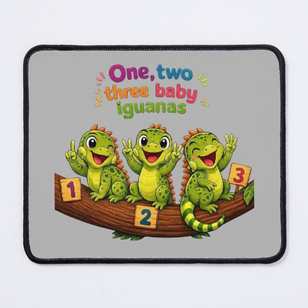 Item preview, One Two Three Baby Iguanas designed and sold by RaulWeirdAndFun.