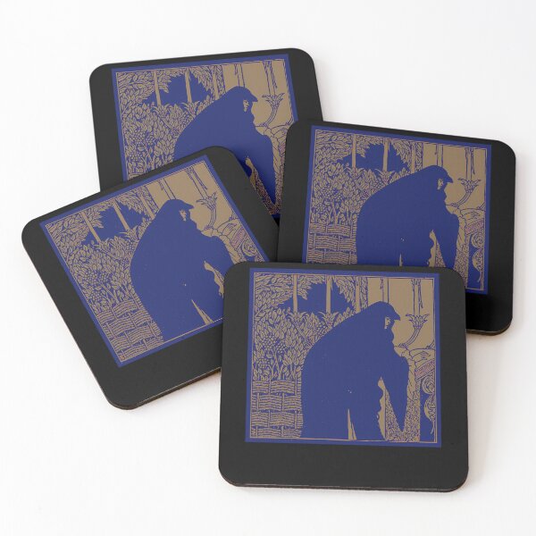 Item preview, Medieval Monk Reading Book Silhouette designed and sold by ThesanaArt.
