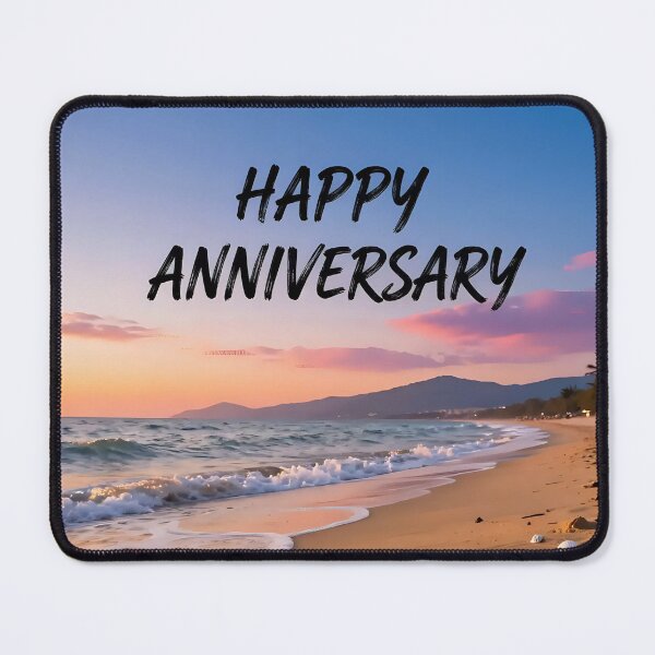 Item preview, Happy Anniversary – Tropical Beach Romance designed and sold by Nomad-Maynard.