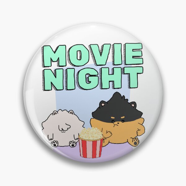 Item preview, Pomeranian Movie Night | Green designed and sold by Pompompom-store.