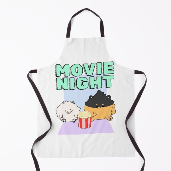 Item preview, Pomeranian Movie Night | Green designed and sold by Pompompom-store.