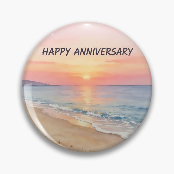 Item preview, Happy Anniversary – Tropical Beach Romance designed and sold by Nomad-Maynard.