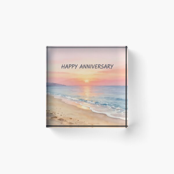 Item preview, Happy Anniversary – Tropical Beach Romance designed and sold by Nomad-Maynard.