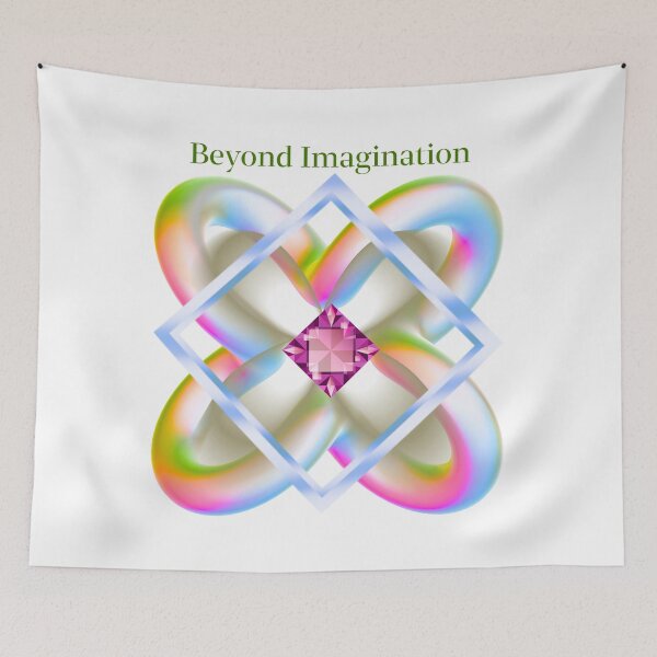 Item preview, Beyond Imagination 3D Holographic Abstract Gemstone Aesthetic designed and sold by MinimalAurashop.