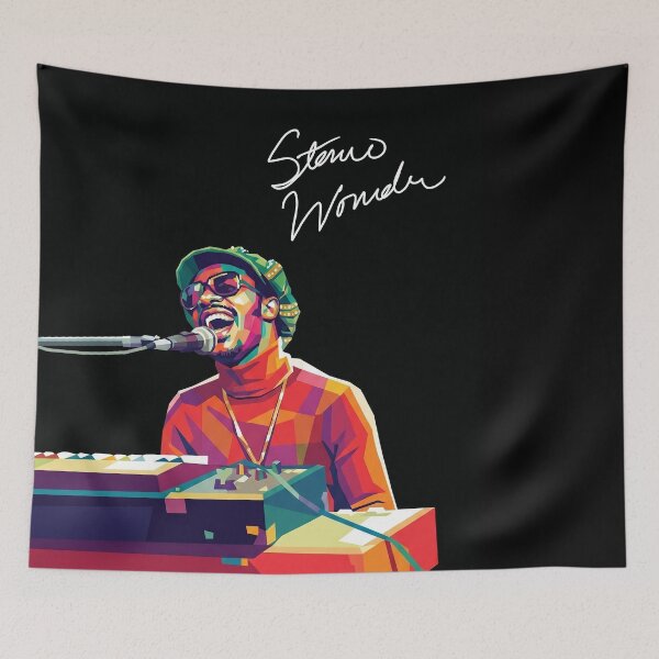 Item preview, Stevie Wonder Pianist Pop Art designed and sold by SiksisArt.