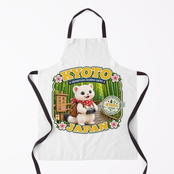 Item preview, Kyoto Arashiyama Bamboo Grove – Cute Japan Travel Sticker designed and sold by aoisora-kiki55.