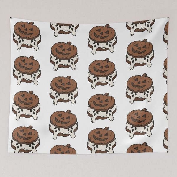 Item preview, Halloween Pumpkin Cinnamon Roll Jack O Lantern Spooky Cute Fall Baking designed and sold by wingoo22.
