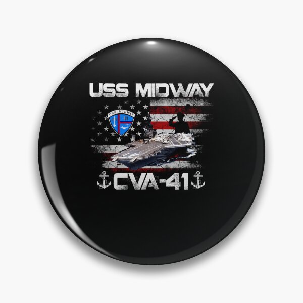 Item preview, USS Midway CVA-41 Aircraft Carrier Veteran Patriotic Navy Graphic designed and sold by Osstaramilua.
