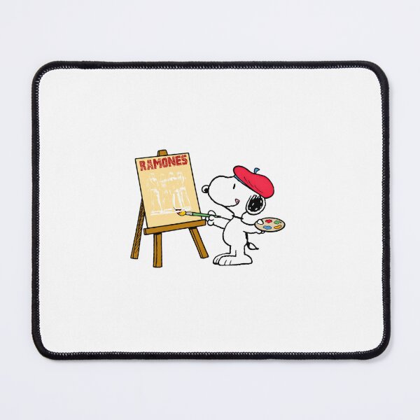 Item preview, Snoopy With Beret Painting Ramones designed and sold by LumaQuirk.