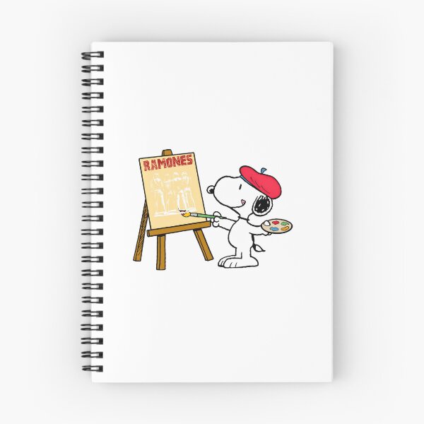 Item preview, Snoopy With Beret Painting Ramones designed and sold by LumaQuirk.