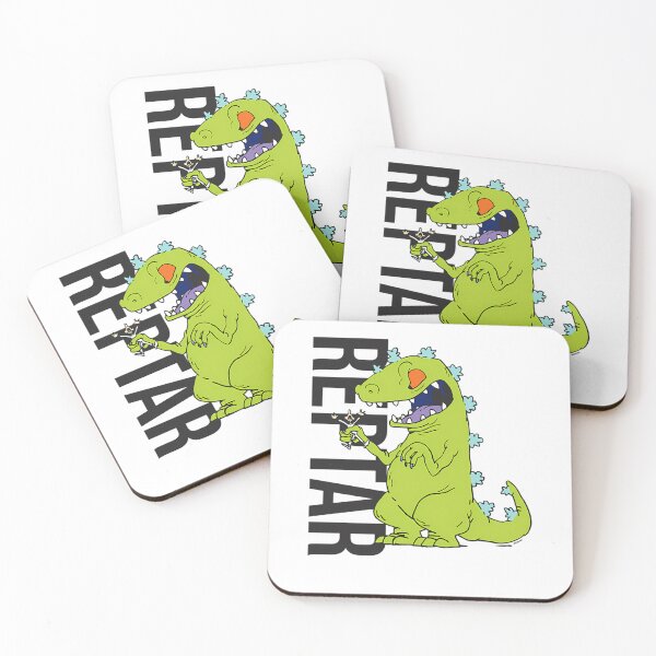 Item preview, Giant Green Lizard Holding Small Screaming Person designed and sold by Dream'Ink.