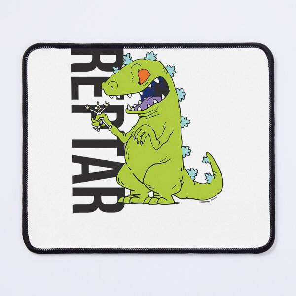 Item preview, Giant Green Lizard Holding Small Screaming Person designed and sold by Dream'Ink.