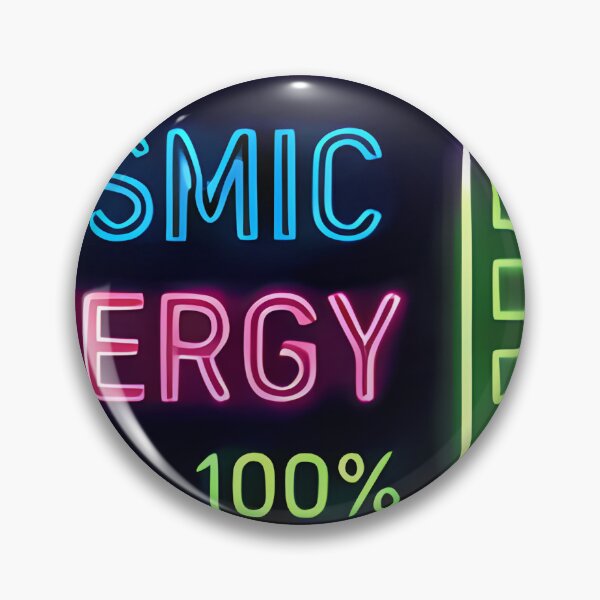 Item preview, Cosmic Energy 100% — Neon Space Battery designed and sold by ikramandco.