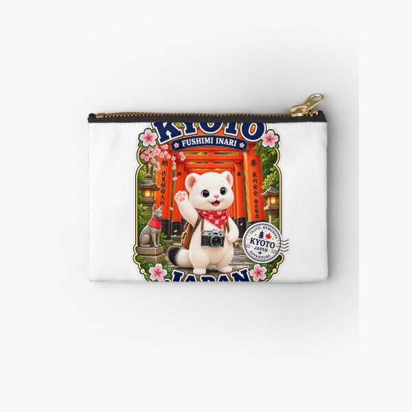 Item preview, Kyoto Fushimi Inari Torii Gates – Cute Japan Travel Sticker designed and sold by aoisora-kiki55.