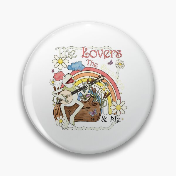 Item preview, Retro Frog Banjo Rainbow Daisy Flower Art designed and sold by marlineseu.