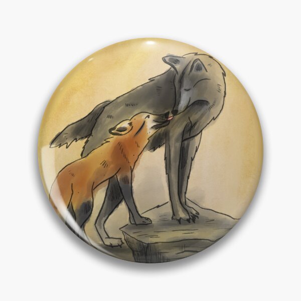 Item preview, fox and wolf designed and sold by sparassiss.